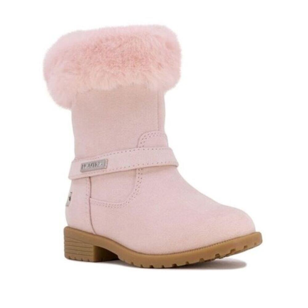 NAUTICA Girls Warm Boots Fashion With Sherpa Fur Size 6 NEW # Box 635